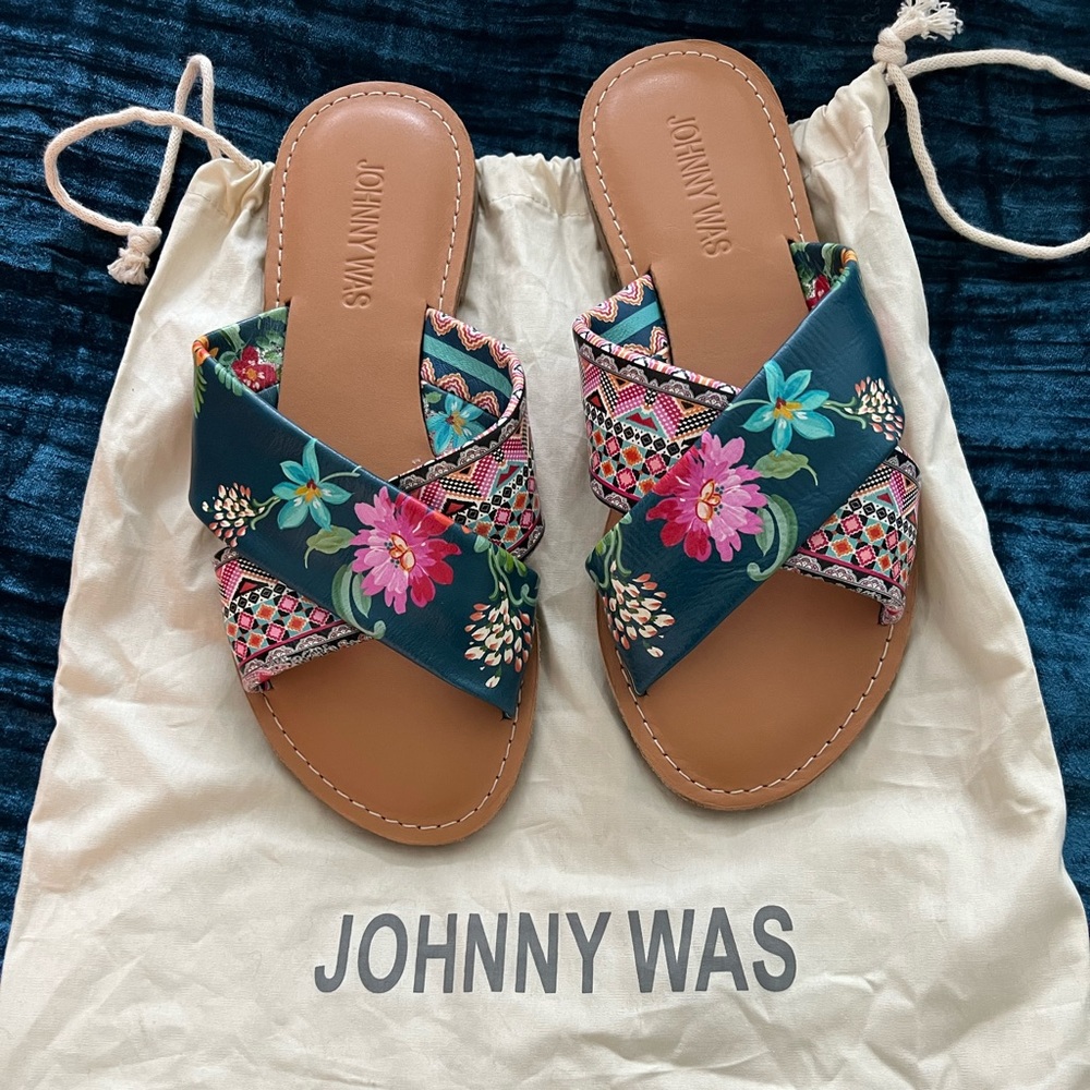Johnny Was Sonoma Cross Sandal